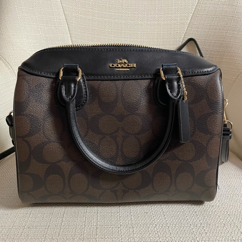 Coach mini satchel purse